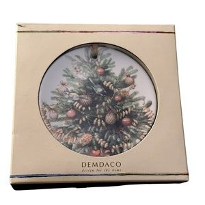 DEMDACO Marjolein Bastin Natures Journey Porcelain Mini Plate Xmas Ornament 2009